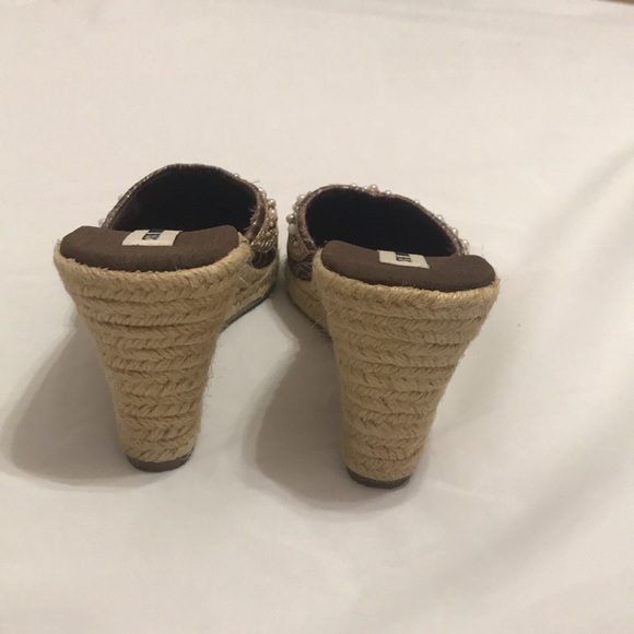 Steve Madden Bommbay Beaded Espadrille Wedges Women’s Size 8 - Picture 4 of 9